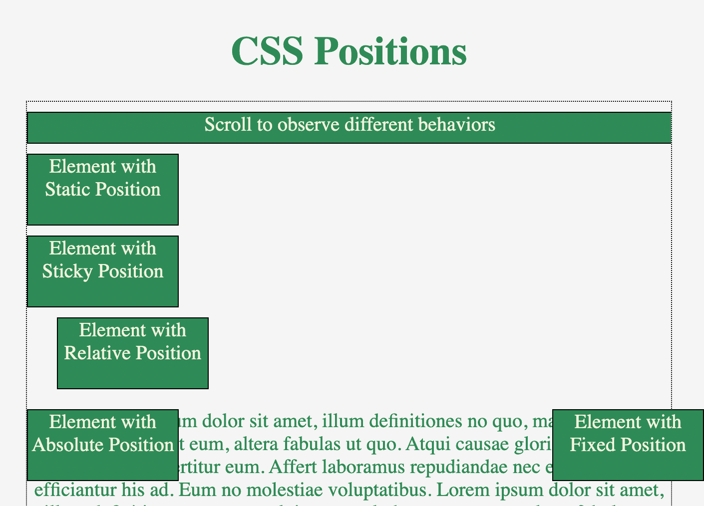 CSS Position